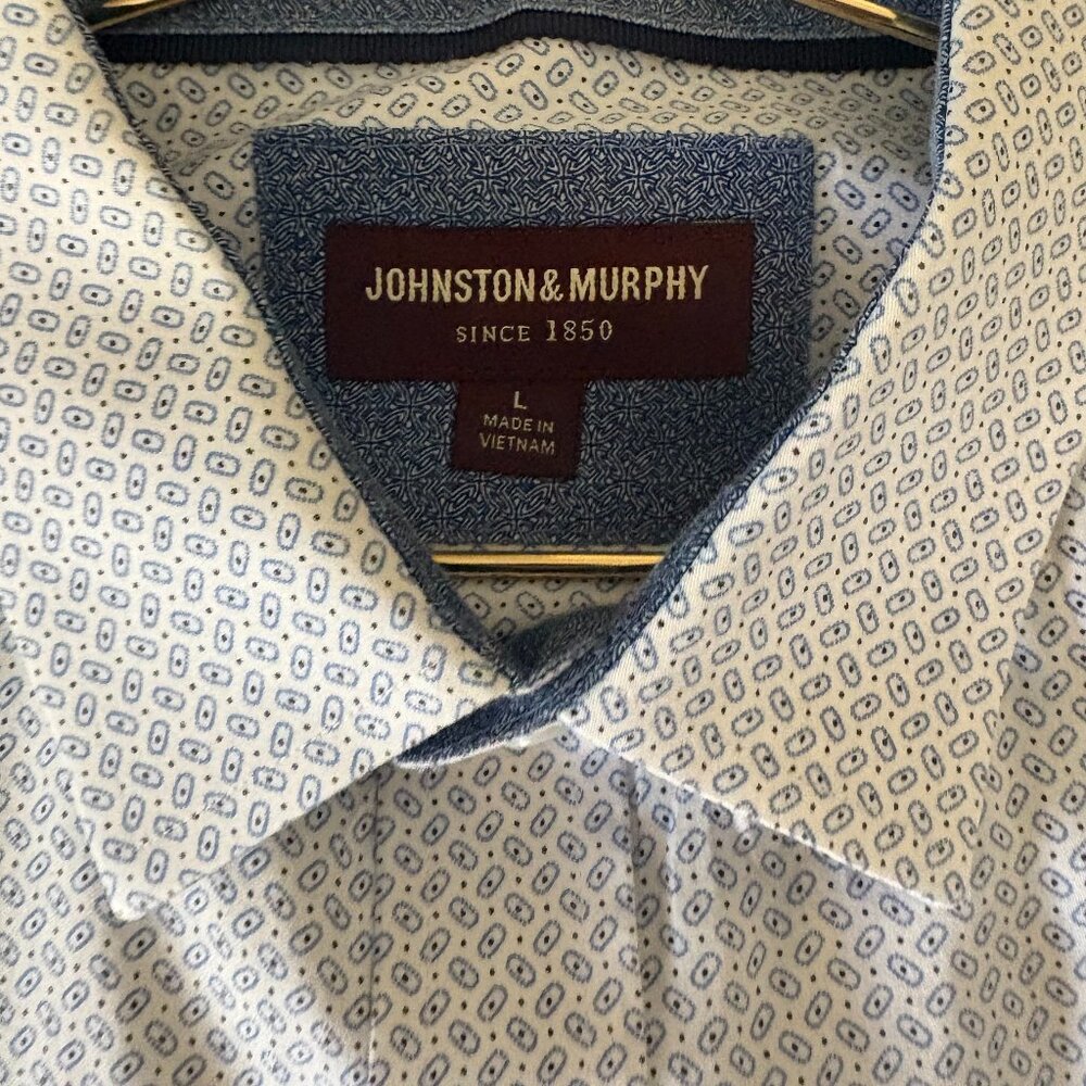 Johnston Murphy Mens Long Sleeve Button Down